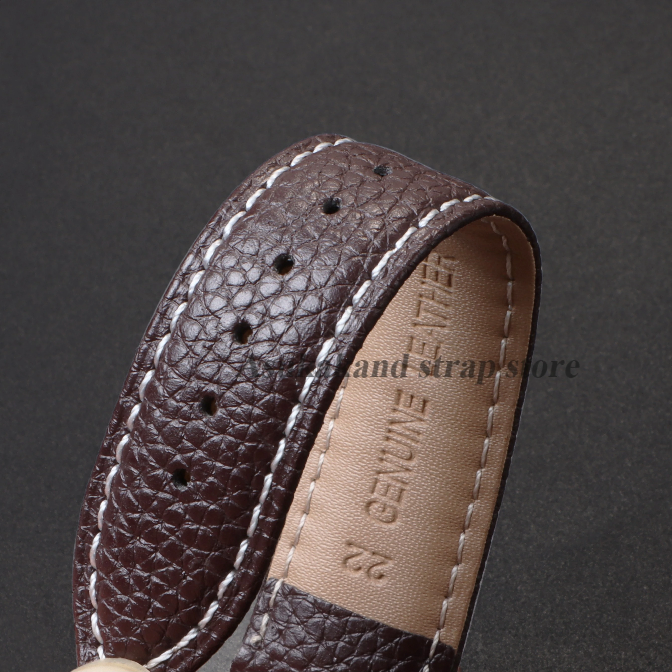 Luxurious Handmade Genuine Calfskin Leather Watch Band – Universal Soft Strap
