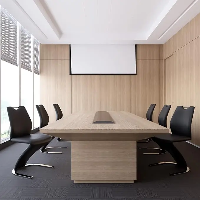 Mermaid Dining Chairs Set of 4, Modern Kitchen Dining Room Armless Upholstered Side Chairs with PU Leather Cushion Se