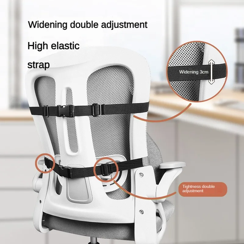 Elevated Office Waist Pillow Ergonomic Lumbar Support Memory Cotton 4D Curved Waist Pad Car Waist Rest Office Waist Pillow 5