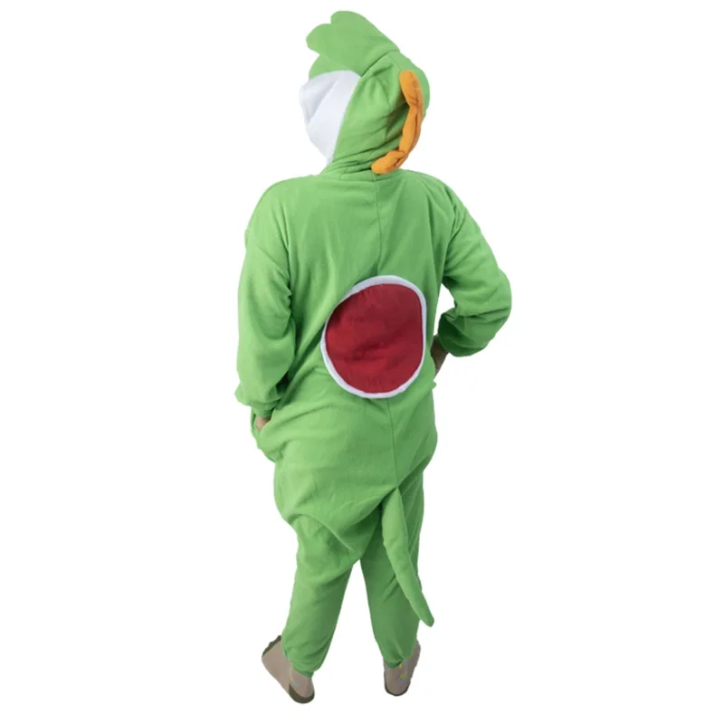 New Kigurumi Adult Yoshi Onesie Cosplay Costume Anime Green Frog Pajamas Halloween Party Jumpsuits Pyjamas *o*