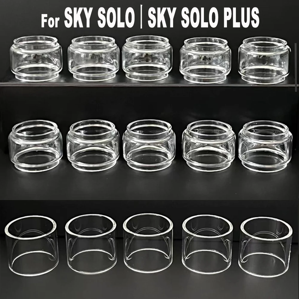 10 Pz/30 Pz Tubo Di Vetro A Bolle Per Vaporesso Sky Solo Plus 8Ml Sky Solo 3.5Ml Replament Mini Glass Cup Tank Sky Solo Plus