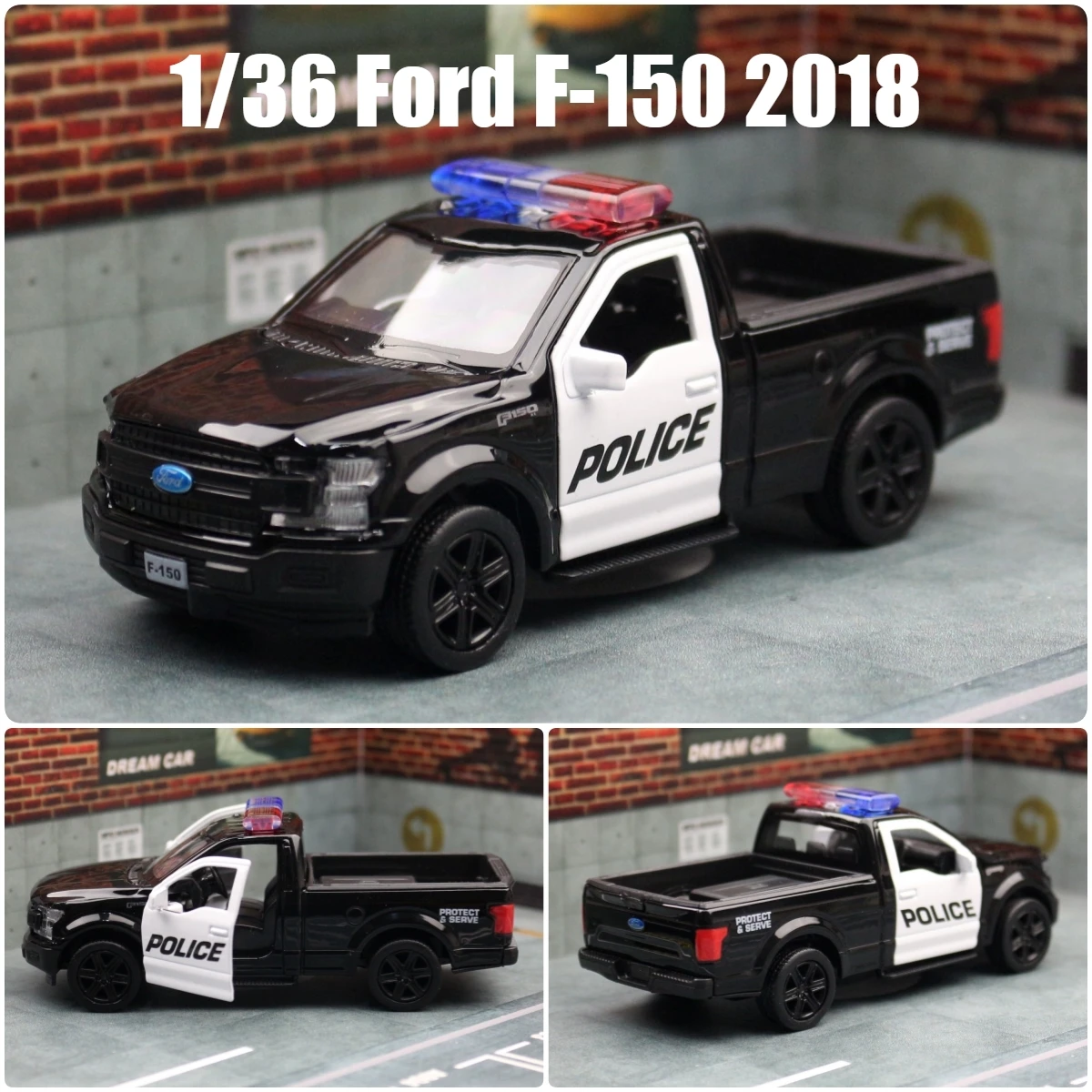 1/36 フォード F-150 SVT ピックアップトラックおもちゃの車の