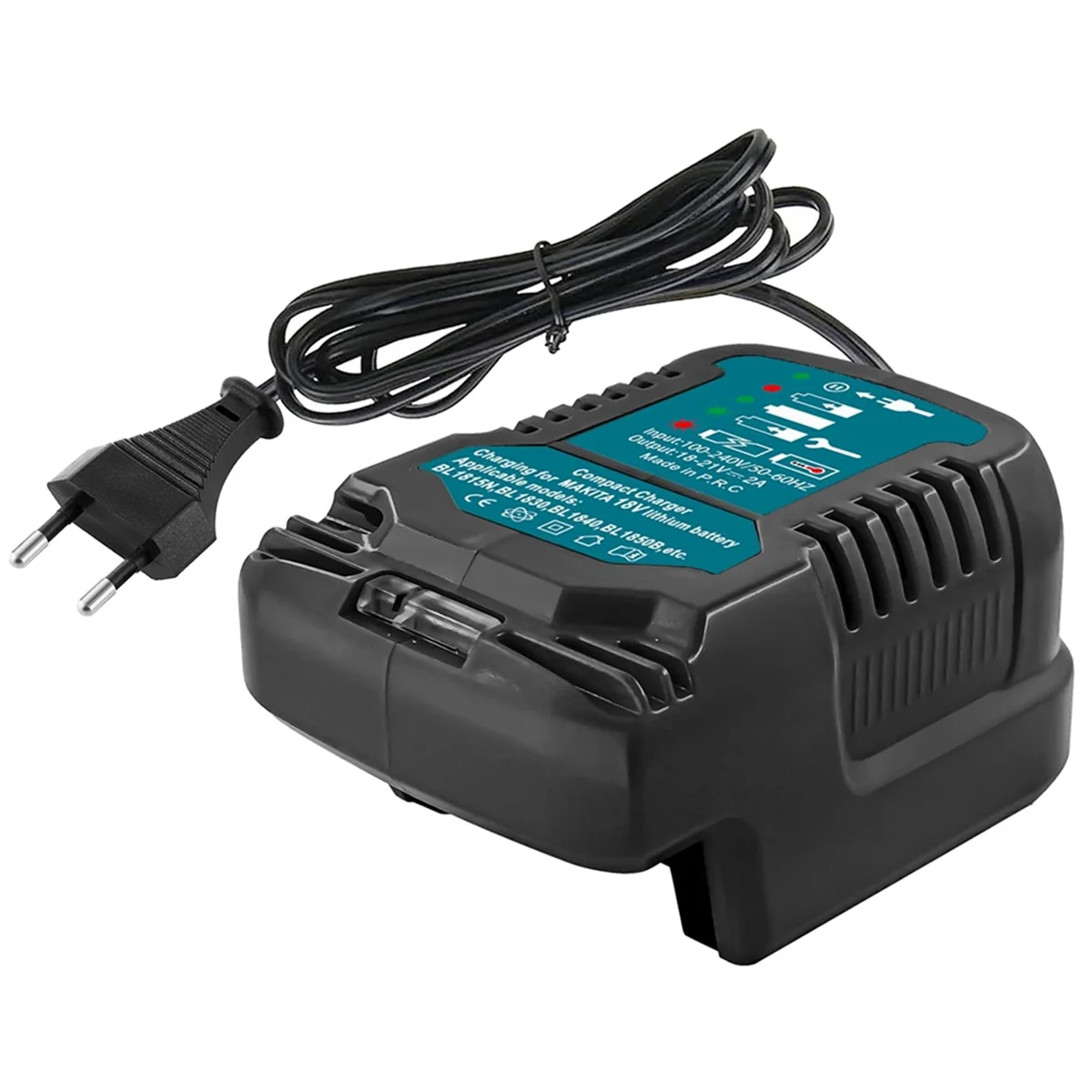 Replace for Makita 18V Mini Charger DC18RC Replace Charger for Makita Lithium Batteries BL1860 BL1450 BL1830 EU Plug 6