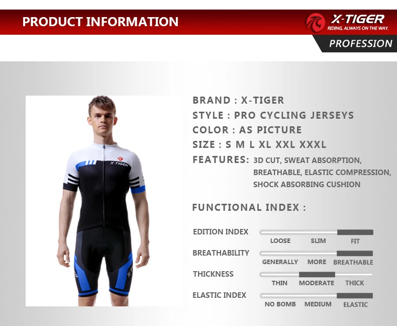 Mens Cycling Set