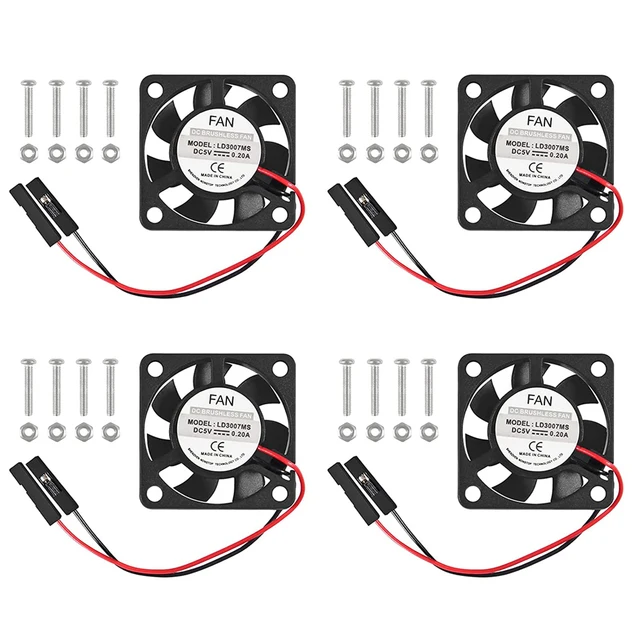 Jopto Ventola Di Raffreddamento Per Stampante 3D, DC 5 V, 50 X 50 X 15 - Foto 3