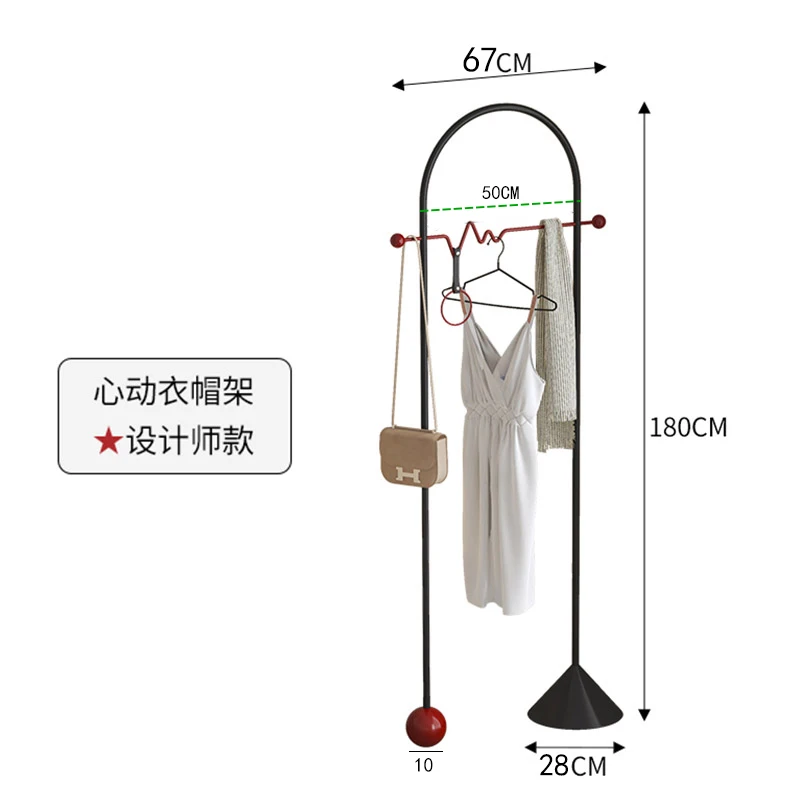 צרפתית רטרו מעיל מתלה קומה חדר שינה בית סלון מינימליסטי עומד כובע ג 'נגוס פרא ריהוט