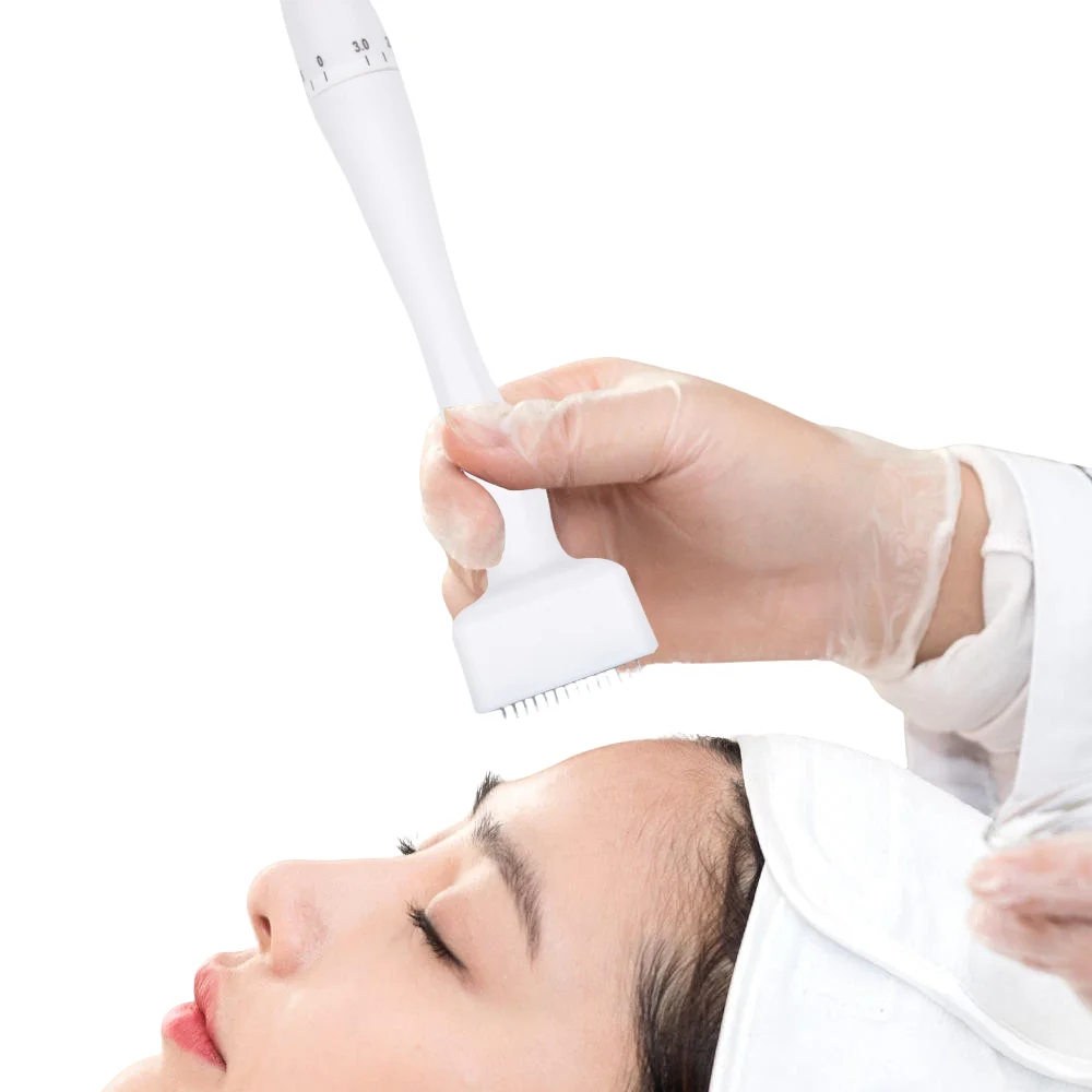 1/10 stücke Derma Roller Stempel 140 Einstellbare Nadel Mikronadel Derma Roller Mikronadel Therapie Haar Wachstum Derma Rolling System – Detail 1