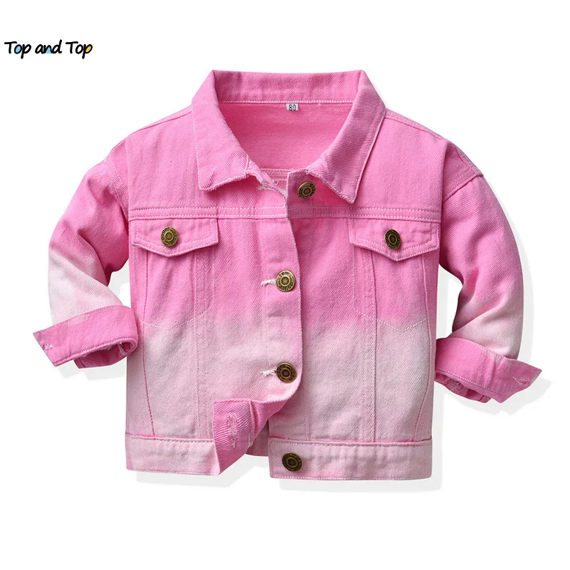 Top And Top Autumn Winter Infant Baby Boys Girls Long Sleeve Denim