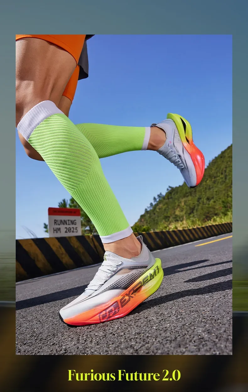 361 Degrees Furious Future 2.0 Running Shoes Marathon Plate