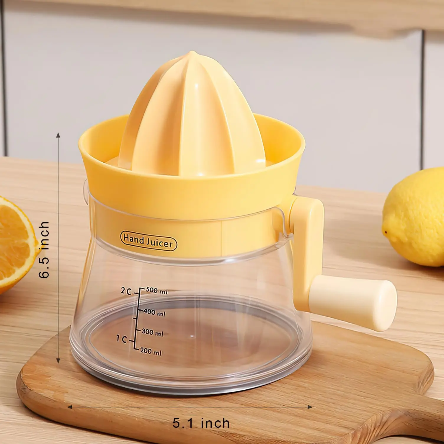 Manual Citrus Juicer Lemon Squeezer with Capacity Marking Max - Main Image