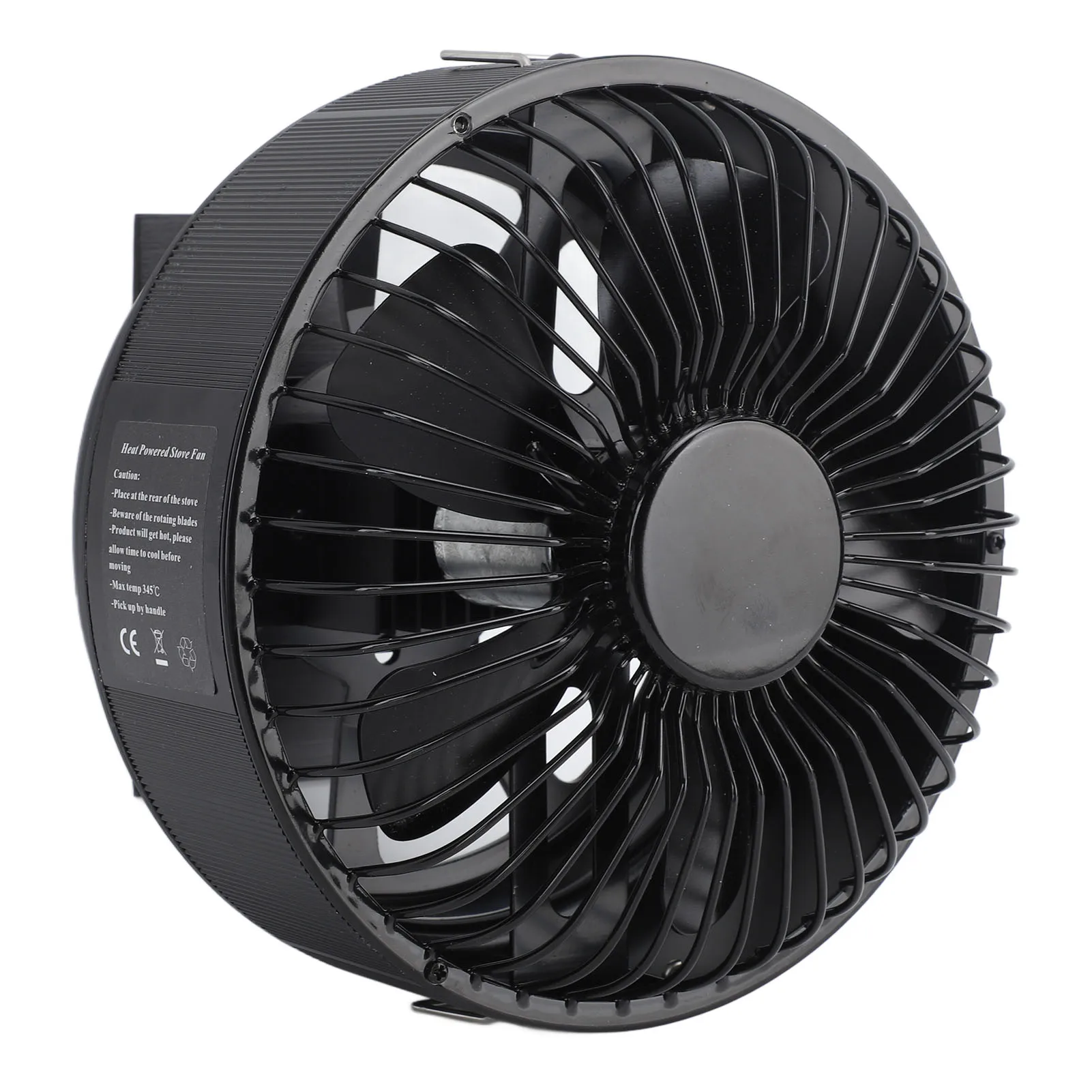 Round Fireplace Fan Heat Powered Stove Fan Aluminum Alloy Wood Burner Kerosene Stove Household Accessories stove fan