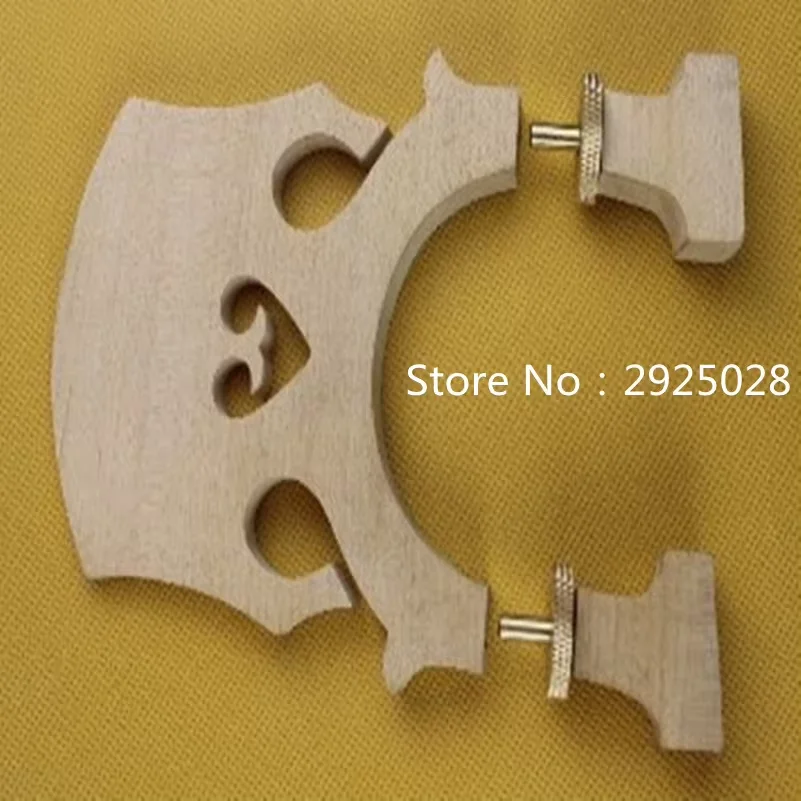 Top European adjustable double Bass Bridges 1/2 fine maple belgian style