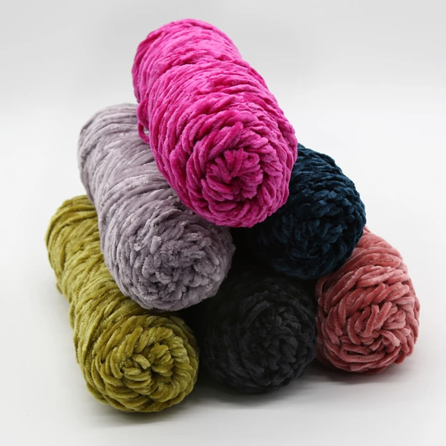 China Factory Polyester Wool Jumbo Chenille Yarn, Premium Soft