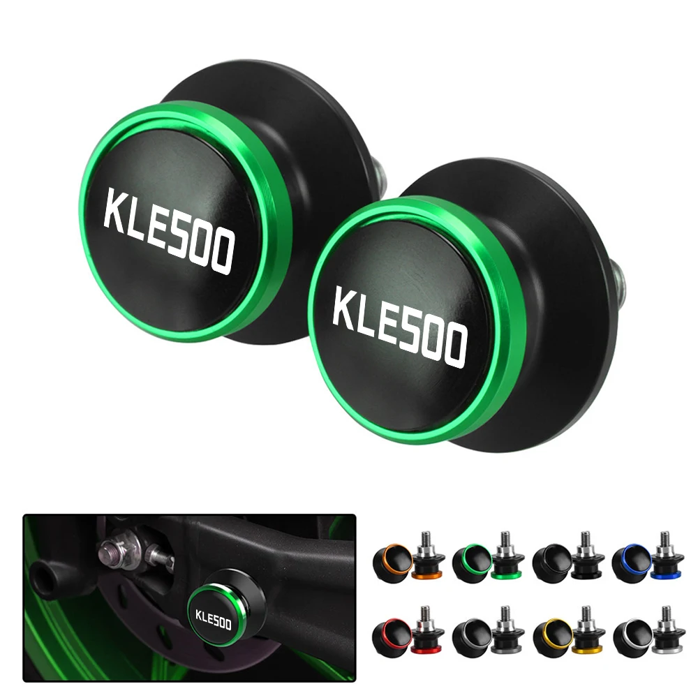 

For Kawasaki KLE500 KLE 500 1991-2007 2006 2005 2004 2003 2002 2001 2000 Motorcycle Rear Wheel Swingarm Spool Slider Stand Screw