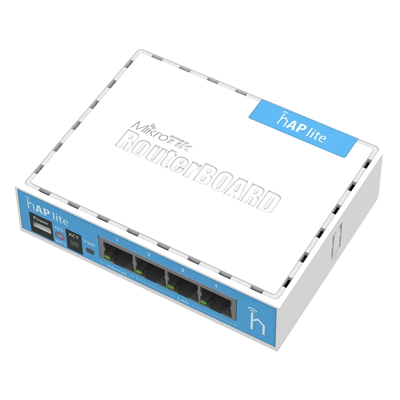 

Mikrotik RB941-2nD hAP lite ROS mini wireless AP with dual chain 2.4GHz wireless wifi router