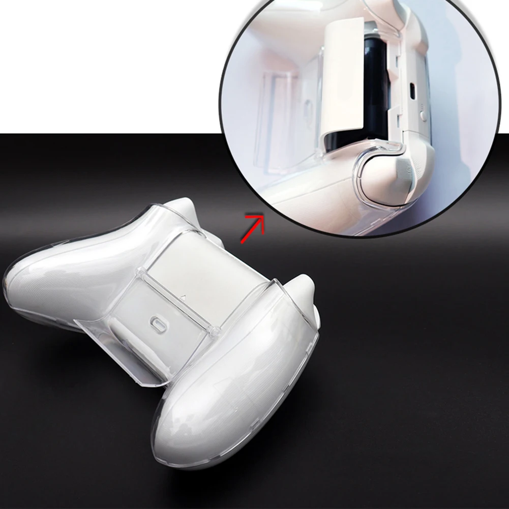 Hard Protective Case Shockproof Transparent Skin Housing Case Clear Protective Cover for Xbox Series X/S Controller Accessories