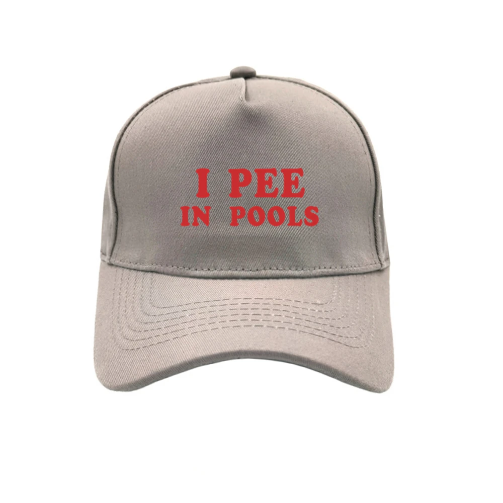 Adjustable Snapback Unisex 'I Pee in Pools' Baseball Cap