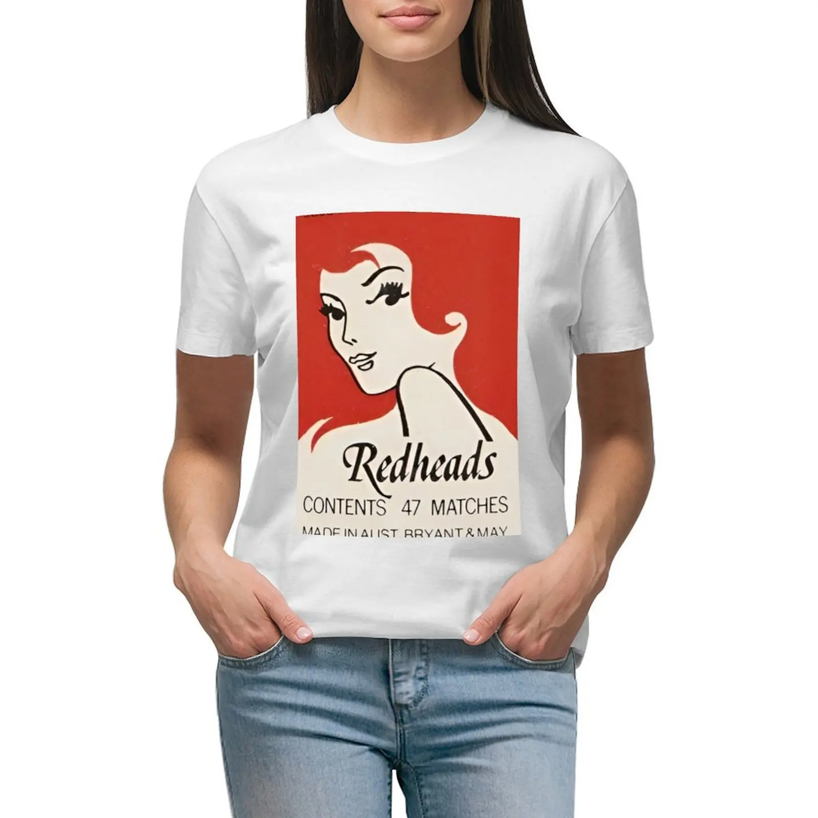 

Redhead Safety Matches #2 T-shirt tees Aesthetic clothing Women clothes
