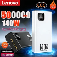Lenovo 140W PowerBank 500000mAh High Capacity Super Fast Charging Portable Battery CCC Charger for iPhone Samsung Huawei 2026 6