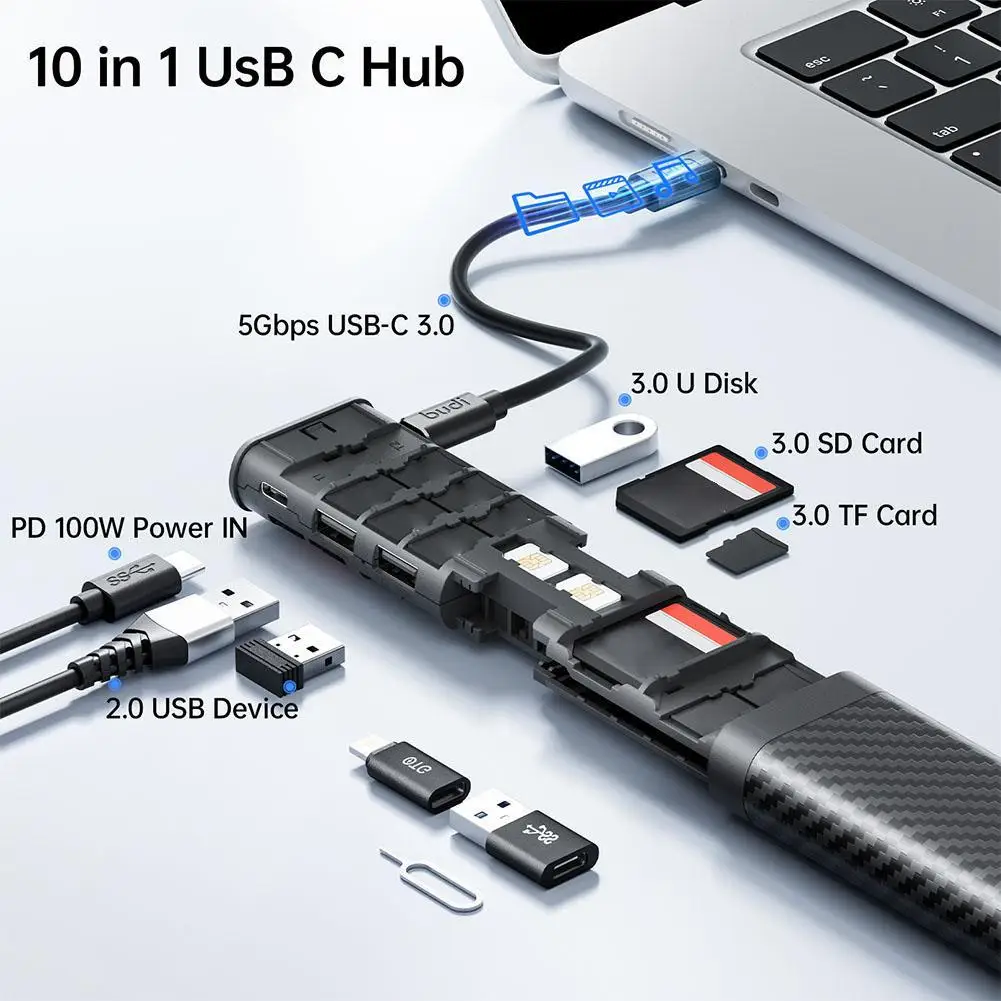 

10 в 1, многофункциональный кардридер для карт памяти Micro SD