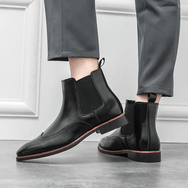 Original Design 2023 A/W New Classic British Style Mens Chelsea Boots