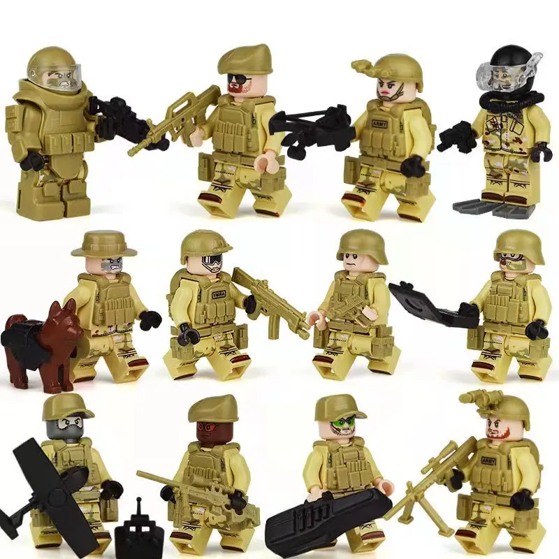 Армейский подарок-головоломка Lego в стиле милитари |