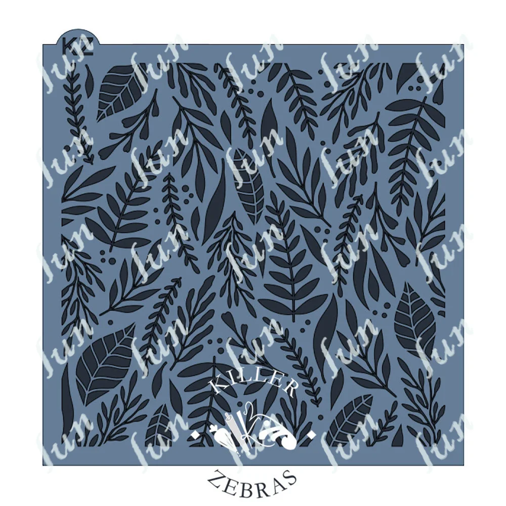 

Fern Flora Layering Stencils Reusable Crafts Template Diy Drawing Scrapbooking Coloring Folders Greeting Card Handmade