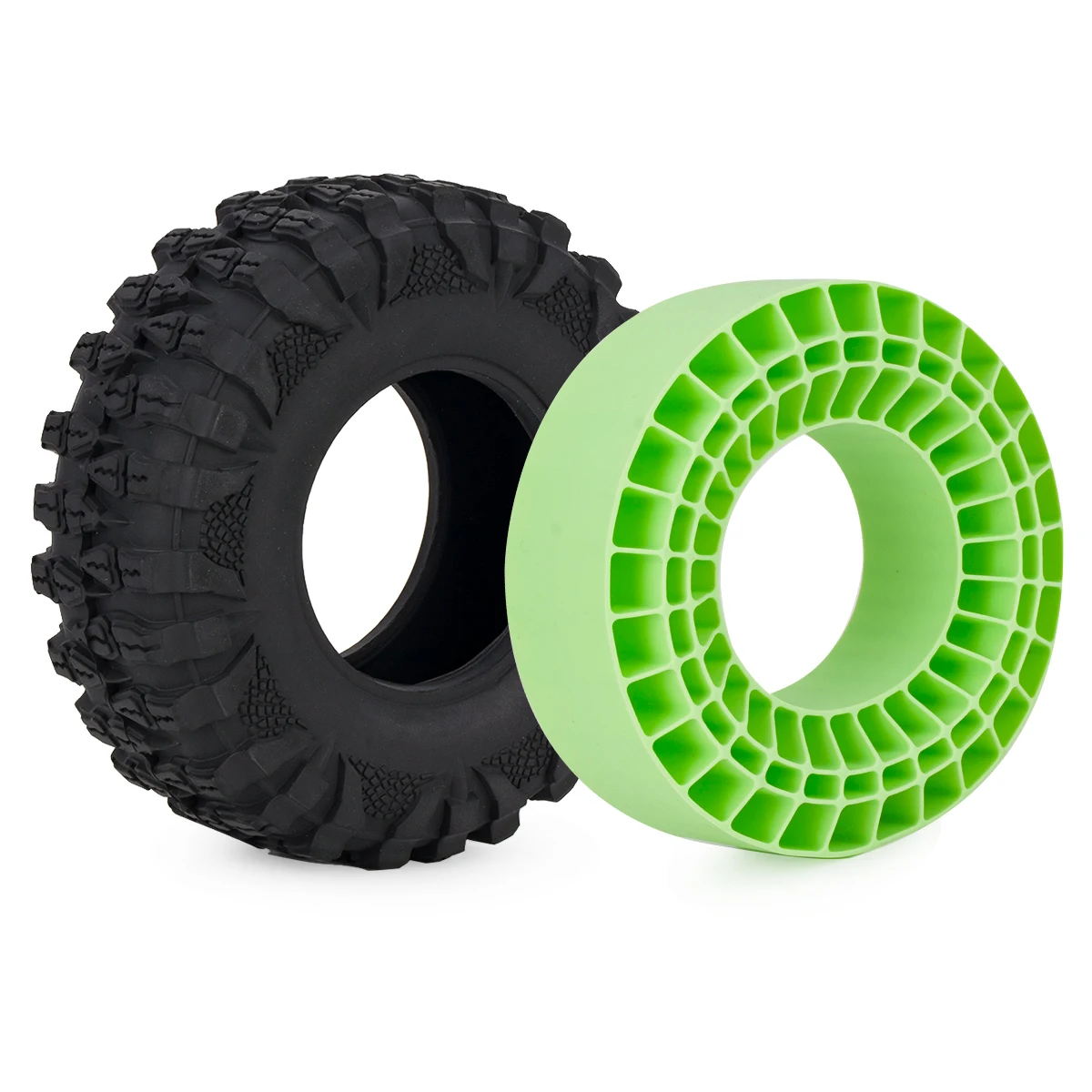 Mousse de Inserção de Borracha de Silicone 2.2" 125x45mm 4pçs para RC Crawler 1/10