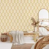 Geometric Golden Leaf Wallpaper Peel and Stick Wallpaper Boho Contact Paper Self Adhesive Wallpaper For Bathroom Home Decoration 6
