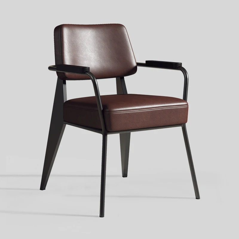 

Theater Soft Dining Chairs Black Metal LegsLuxury Lounge Ergonomic Chair Unique French Wholesale Dinette Silla Home Furniture