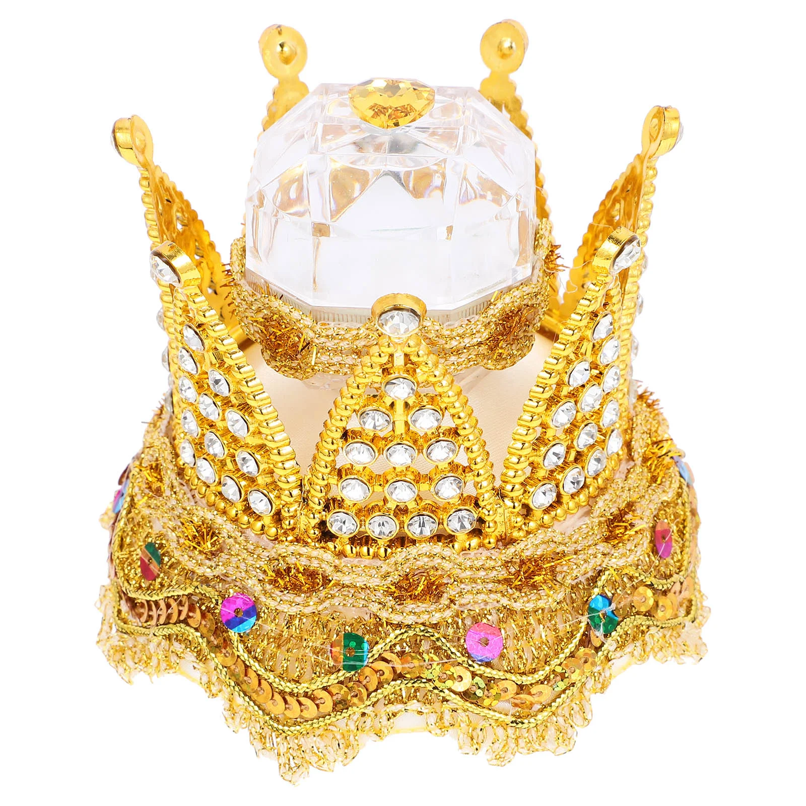 

Crown Figurine Jewelry Trinket Box Wedding Favor Gift Ring Holder Ring Case for Wedding