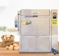 Potato Cleaning Machine Carrot Sweet Potato Taro Washer With Peeling Brush Cleaning For Fruit Food Vegetable 2