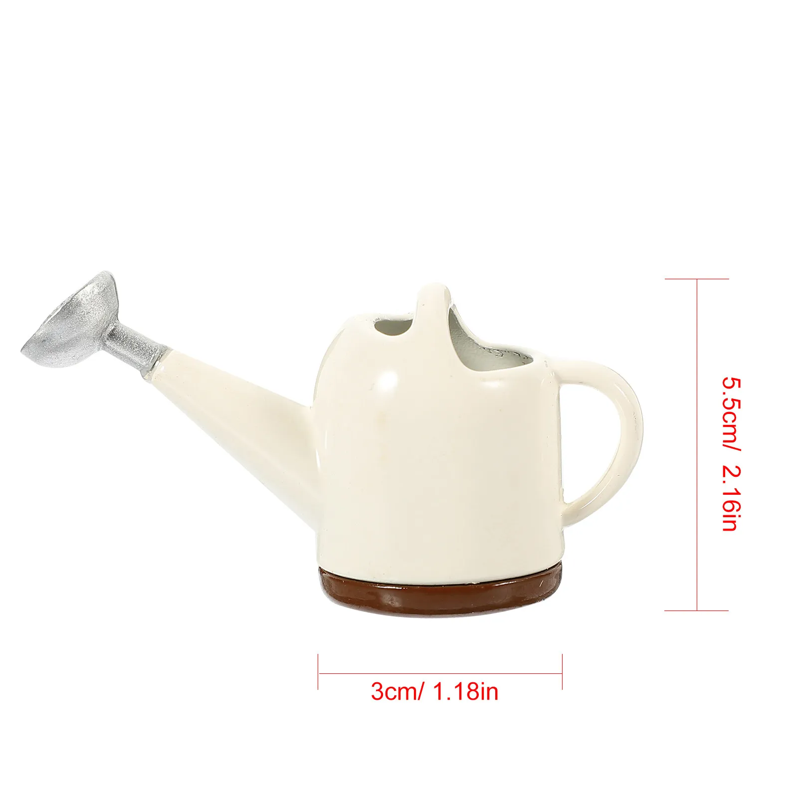 인형 집 액세서리용 미니 물주전자 작은 꽃 식물 관리 도구 고품질 합금 미니어처 원예 화분 우아한
