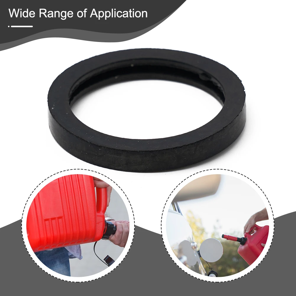 

10Pcs Can Gaskets Black Universal Oil Tank Sealing Ring Gas Can Spout Gaskets Sealing Rubber O-Ring Seals Gasket Fuel Washer