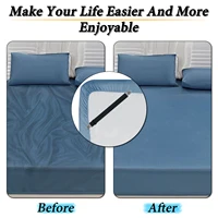 Bretelles de drap de lit réglables, sangles de support de drap de lit, attaches de drap, pinces de drap de lit robustes pour matelas 30-55cm 3