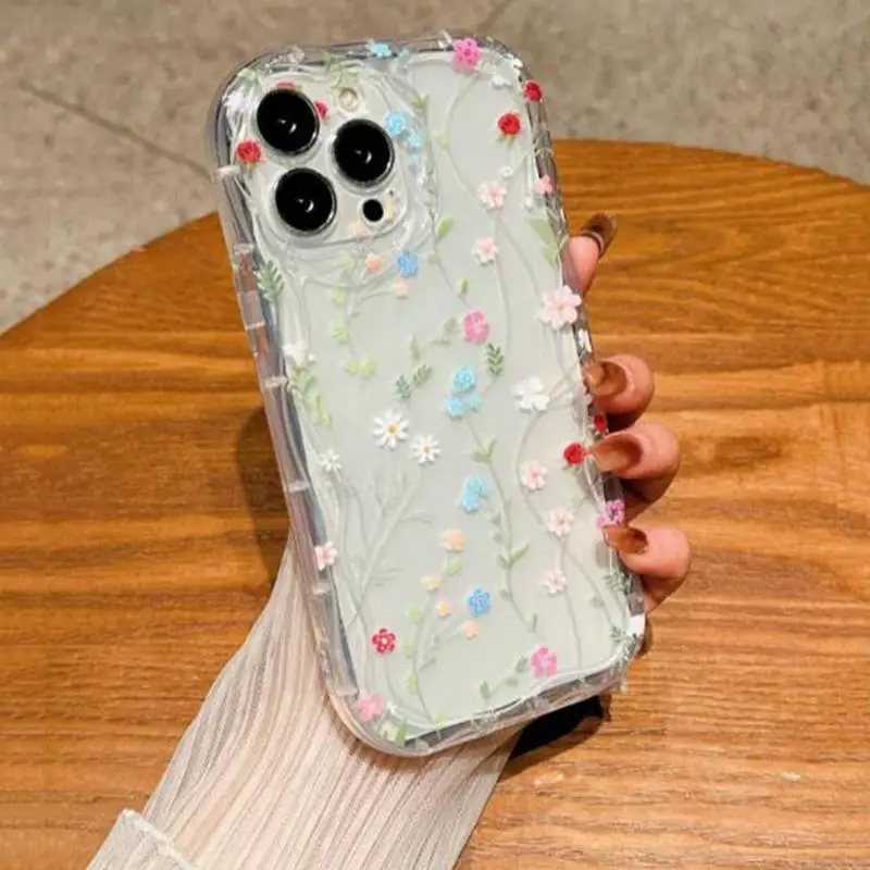 Butterfly Retro Silicone Transparent Phone Case Cover