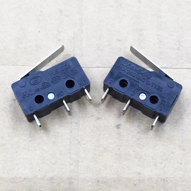 1pcs/lot LXW-5-1-2 Microswitch long handle small travel limit switch 2 pin 3 pin ultra light touch