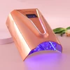 128W High Power Cordless UV LED Nail Lamp Pro Cure Rechargeable Gradient Shell Nail Dryer For Curing Polish Wireless Battery 2