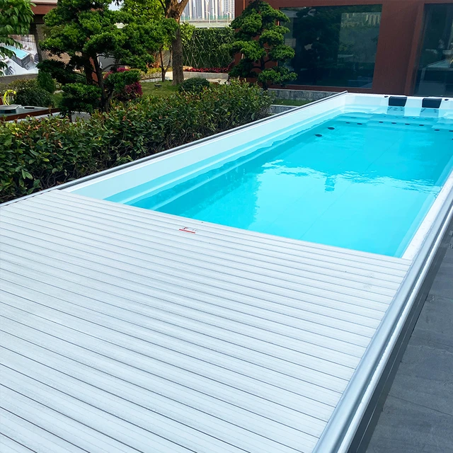 Electric Machine for pool PVC automatic polycarbonate swimming pool cover -  AliExpress