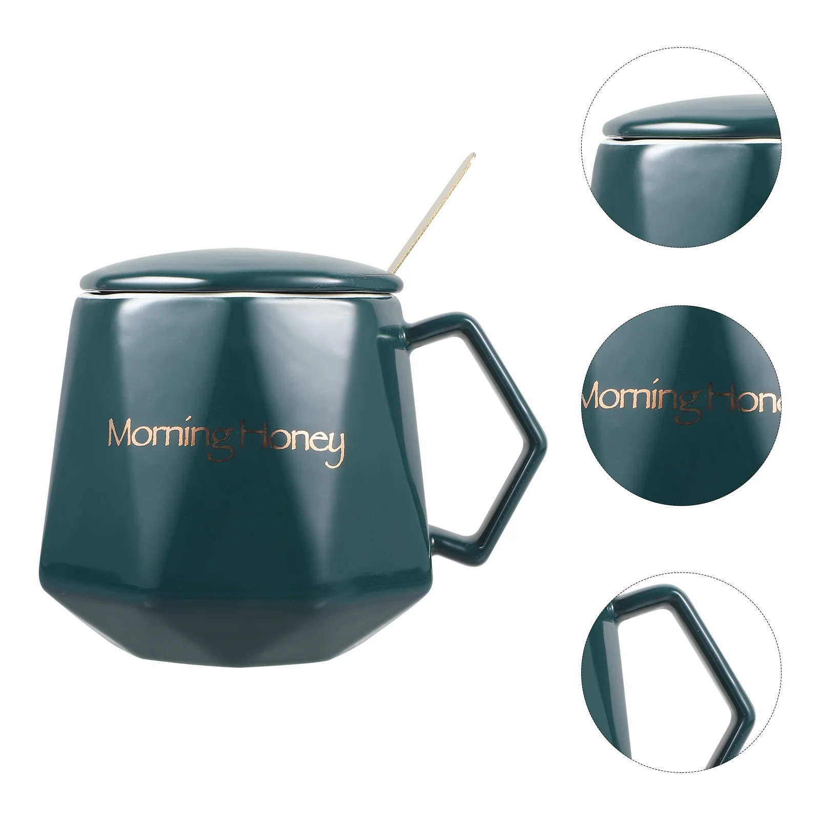 

1 Set Porcelain Coffee Mug with Handle Large Tea Cup Milk Cup for Hot or Cold Drink