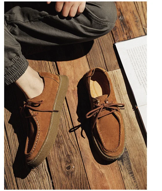 Scarpe da ginnastica da uomo Scarpe in pelle Scarpe da ginnastica Tessuto Resistente e versatile_voghion.com