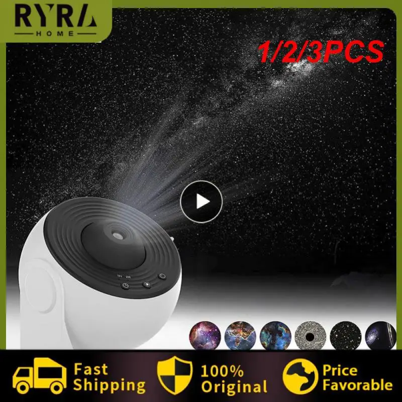 

1/2/3PCS Night Light Galaxy Projector Starry Sky Projector 360° Rotate Planetarium Lamp For Kids Bedroom Valentines Gift