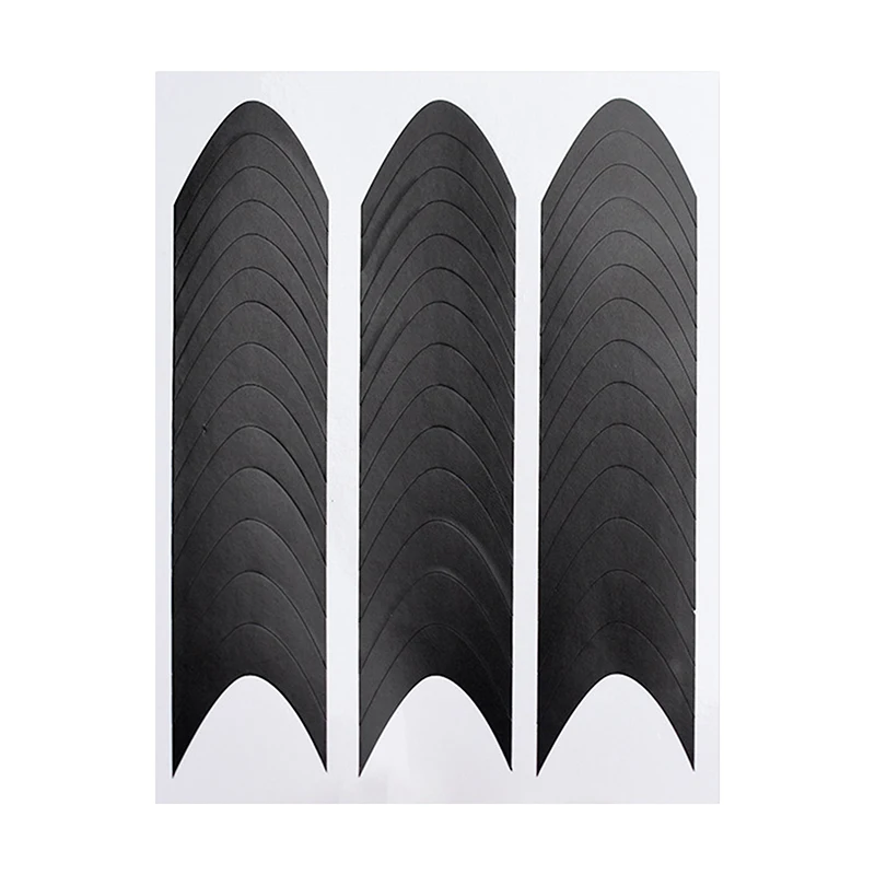 French Manicure Edge Auxiliary Nail Sticker Wavy Line DIY Nail Art Tips Guides Stickers Stencil Strips Tools Decoration