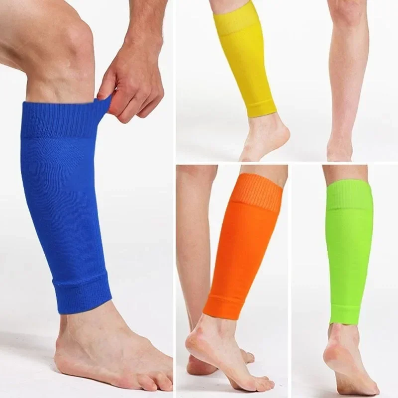 Professional Men's Leg Guards Basketball Football Sports Socks Adult Youth Shin Guards Calf Socks Leg Cover Calcetines Hombre
