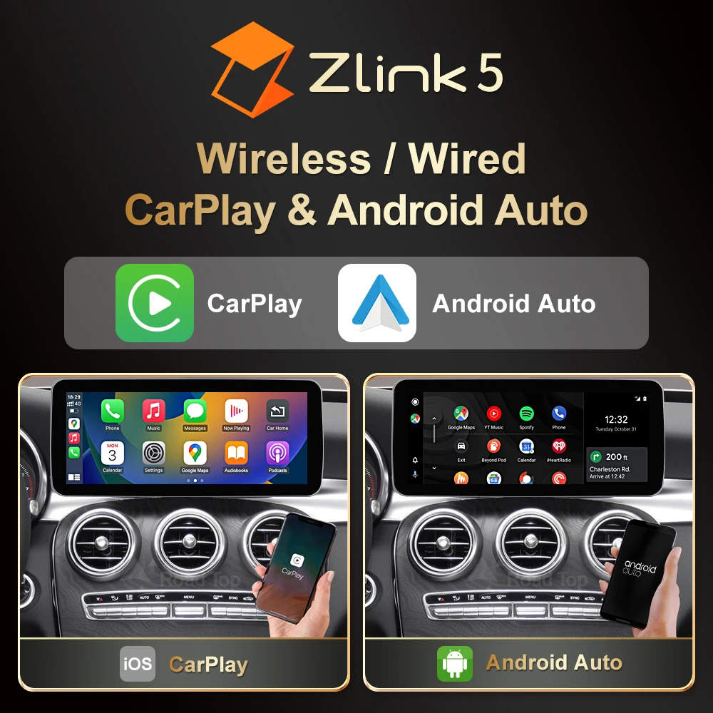 메르세데스 벤츠 C 클래스 GLC W205 V 클래스 W447 2015-2018, 안드로이드 13 라디오, GPS 네비게이션, 블루투스, 와이파이 헤드 유닛, 카플레이