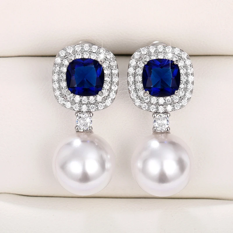 国内発送 ブランド箱付 Pearl earrings split ペア All Blues 国内発送 ブランド箱付 Pearl earrings split ペア All Blues