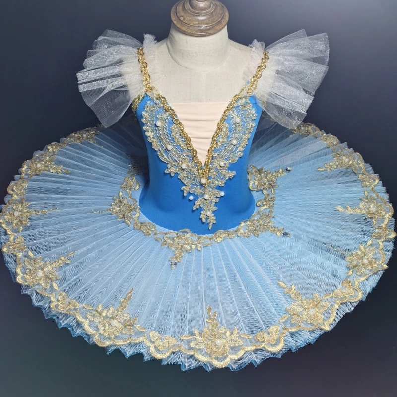 Ballet Tutu Girls Adult Women Child Kids Ballet Dance Costume Blue Pink