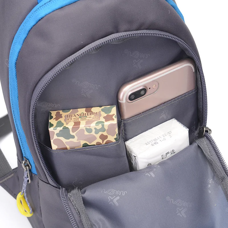 Men's Women's Outdoor Sports Jogging Bag Ultralight Waterproof Hiking Riding Cycling Chest Pack Fitness Crossbody Shoulder Bag