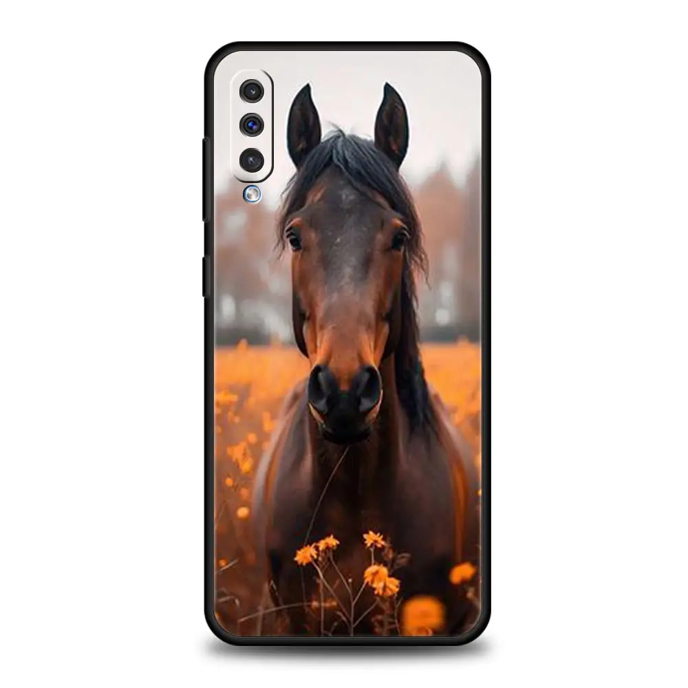 White Horses Galloping Phone Case Cover