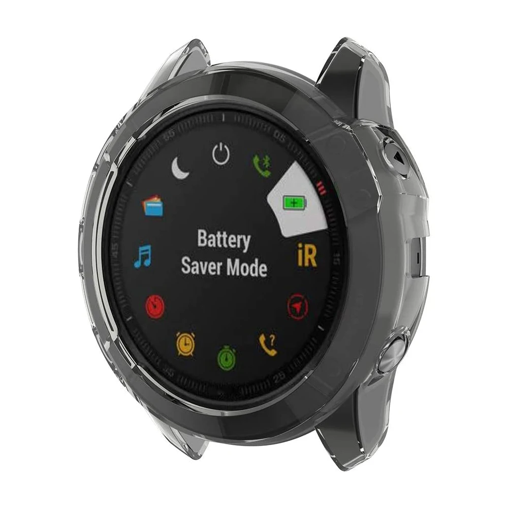 YAYUU-Juste de protection pour montre Garmin Fenix, étui saphir, cadre de protection en TPU, 6, 6S Pro, 6X Pro